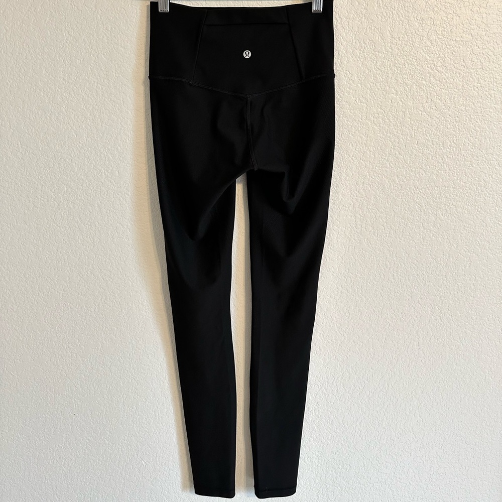 Lululemon Leggings MAPPED OUT HIGH-RISE TIGHT 28" Inseam Size 6 Black